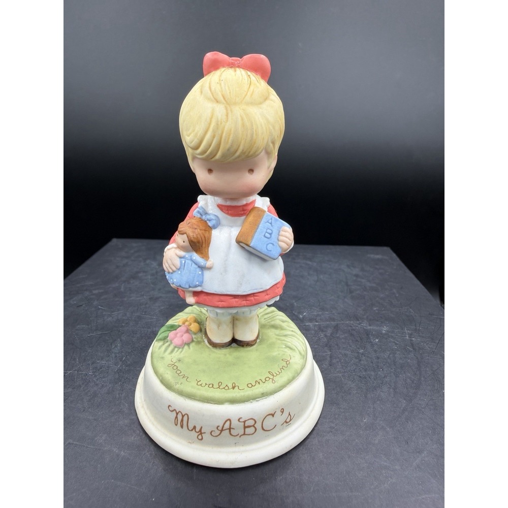 👧📚 Avon 1986 Joan Walsh Anglund My ABC's Girl Figurine Vintage Collectible